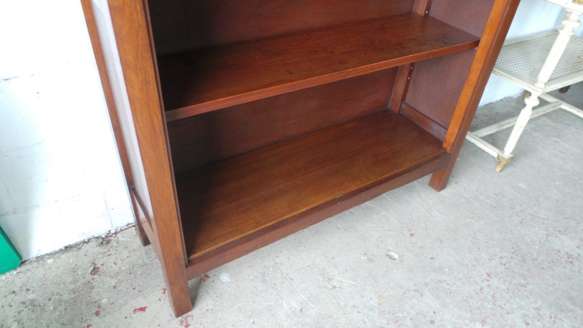 Fabulous Arts and Crafts Blackwood Open Bookcase