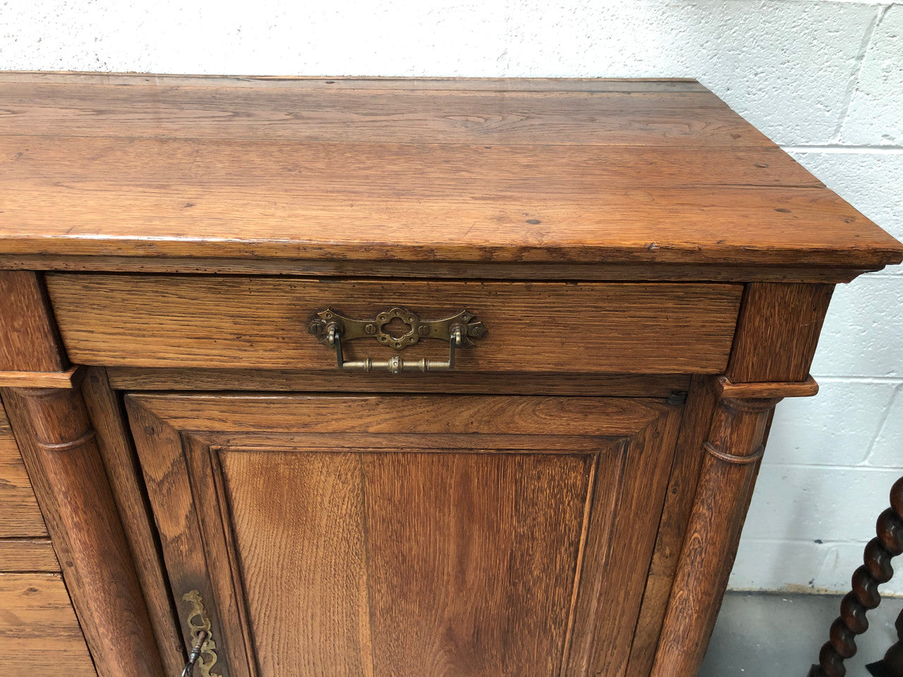Early 19th Century Empire Oak Sideboard
