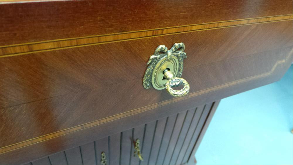 French Inlaid Music Cabinet