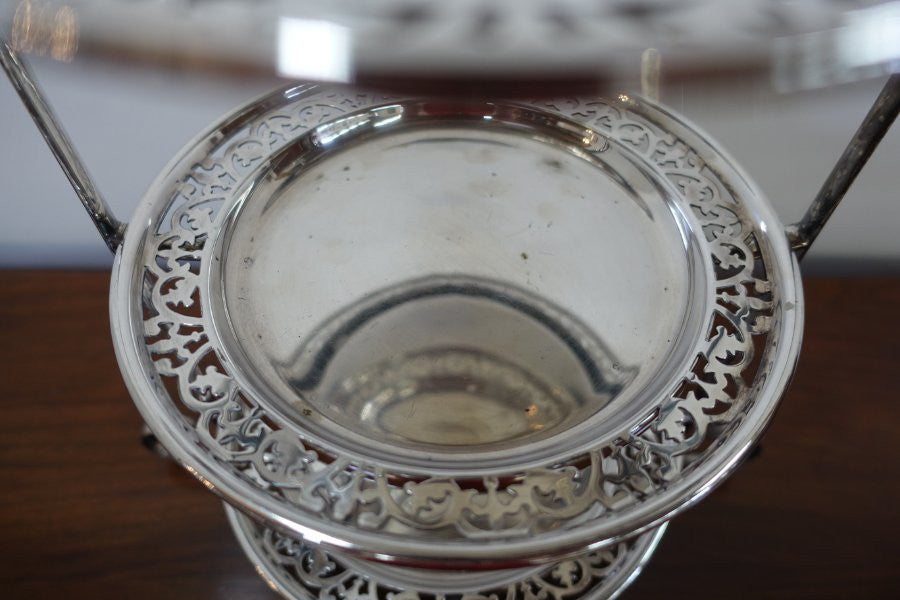 Three Tier Silver Plated Cake Stand
