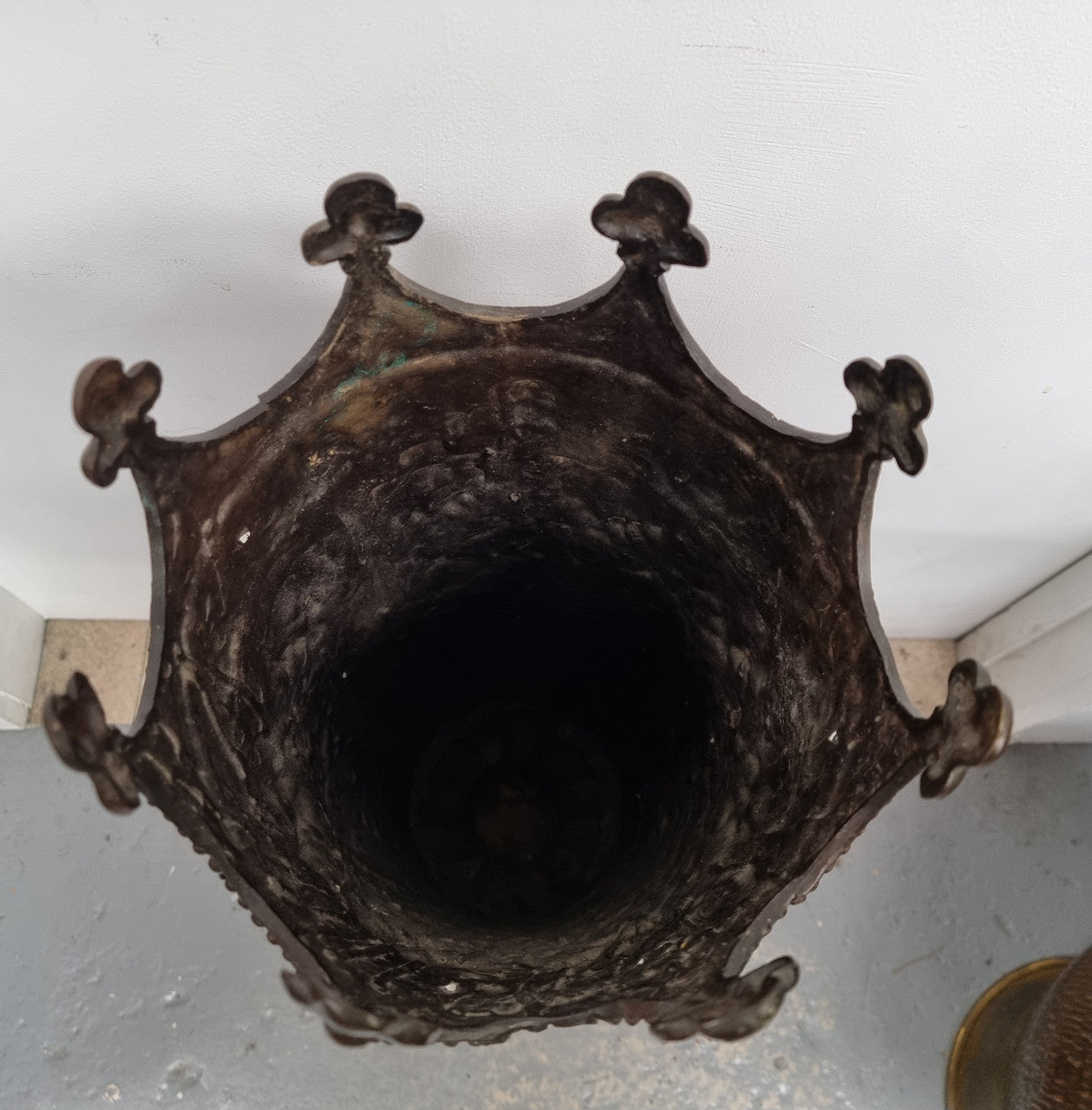 19th Century French Bronze Umbrella Stick Stand