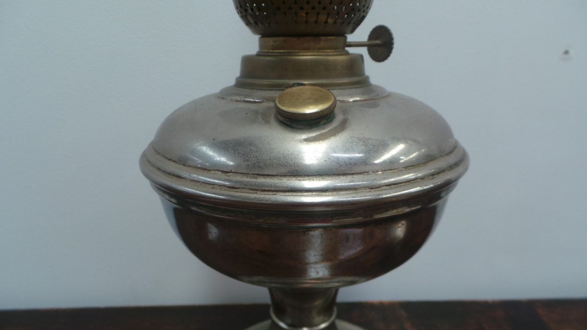 Vintage Metal Oil Lamp