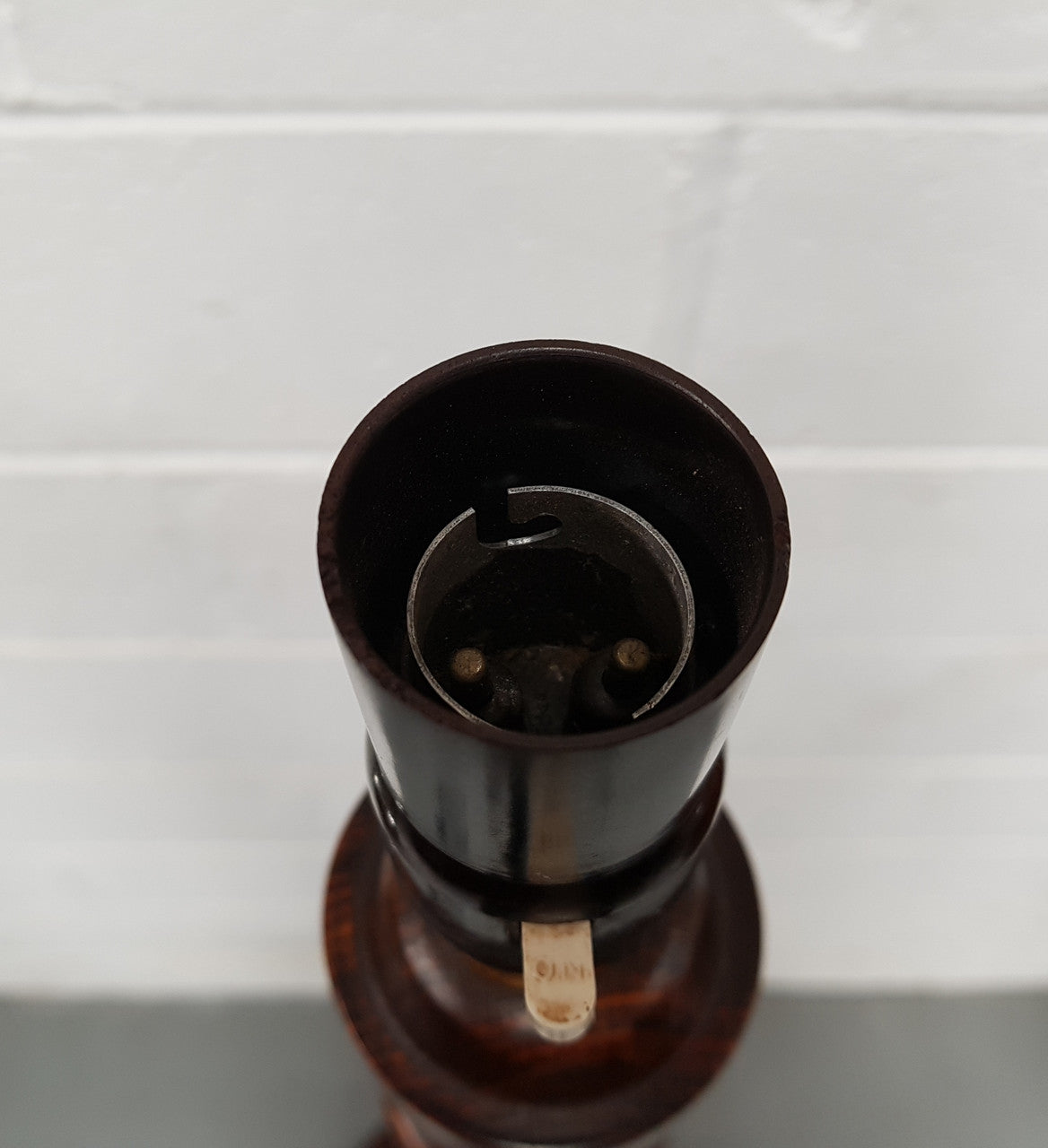 Antique Mahogany Standard Lamp