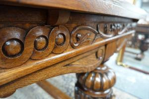 French Oak Extension Dining Table