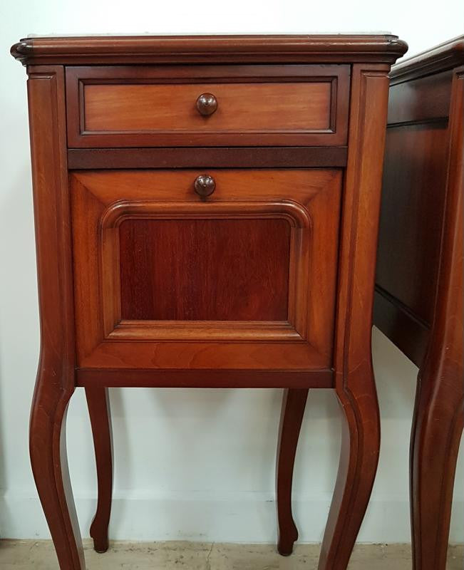 Pair of French Louis XV Style Bedside Cabinets