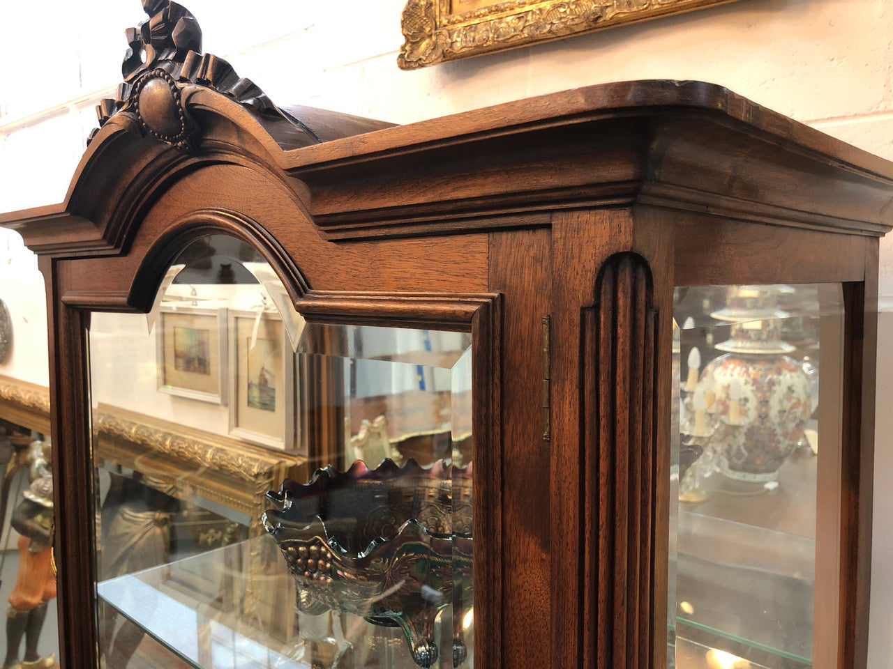 Superb French Oak Vitrine