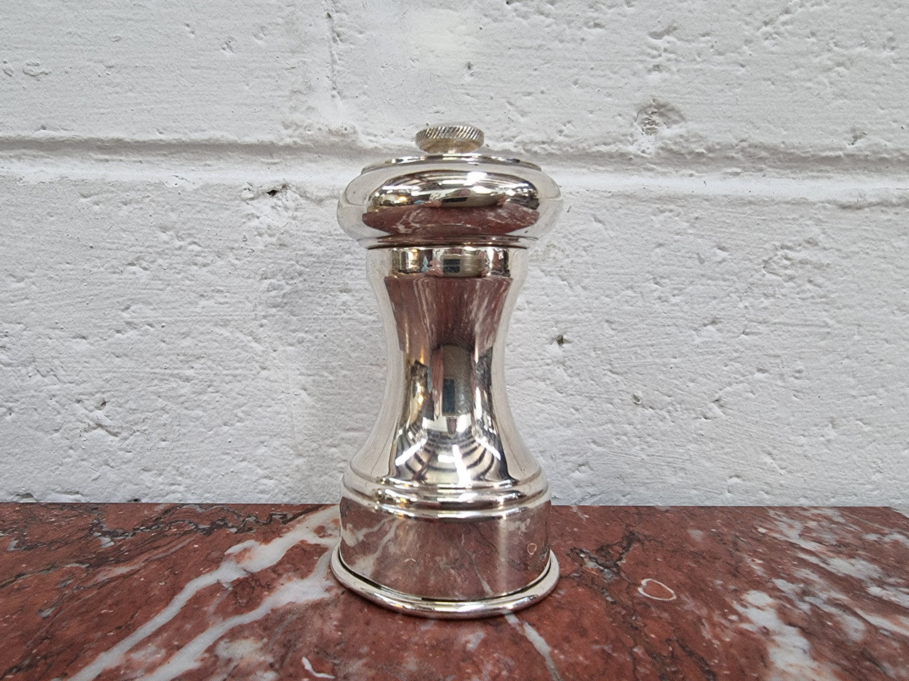 Vintage Sterling Silver Pepper Grinder Hallmarked