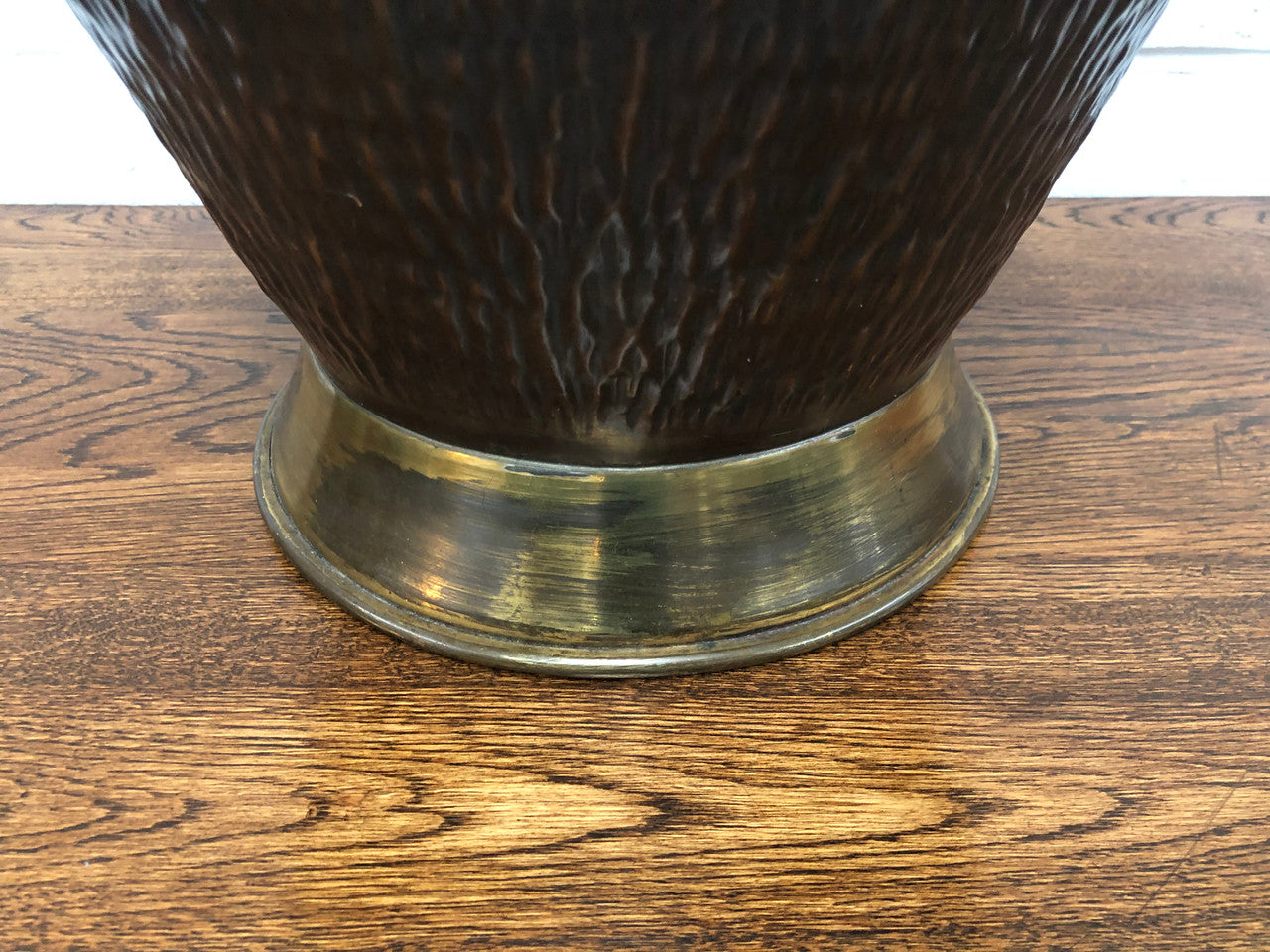 French Arts & Crafts Style Brass & Copper Jug