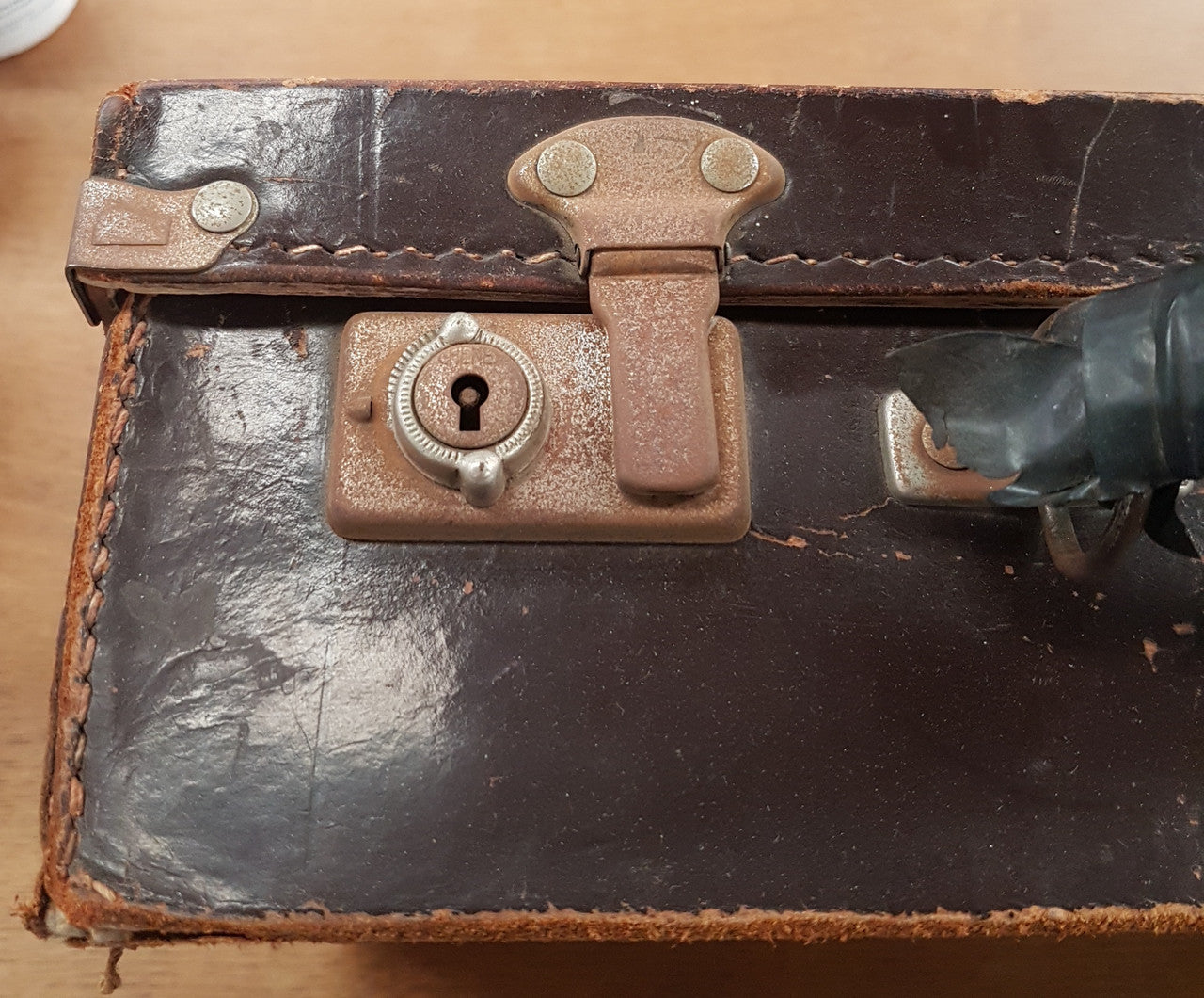 Vintage Leather Suitcase