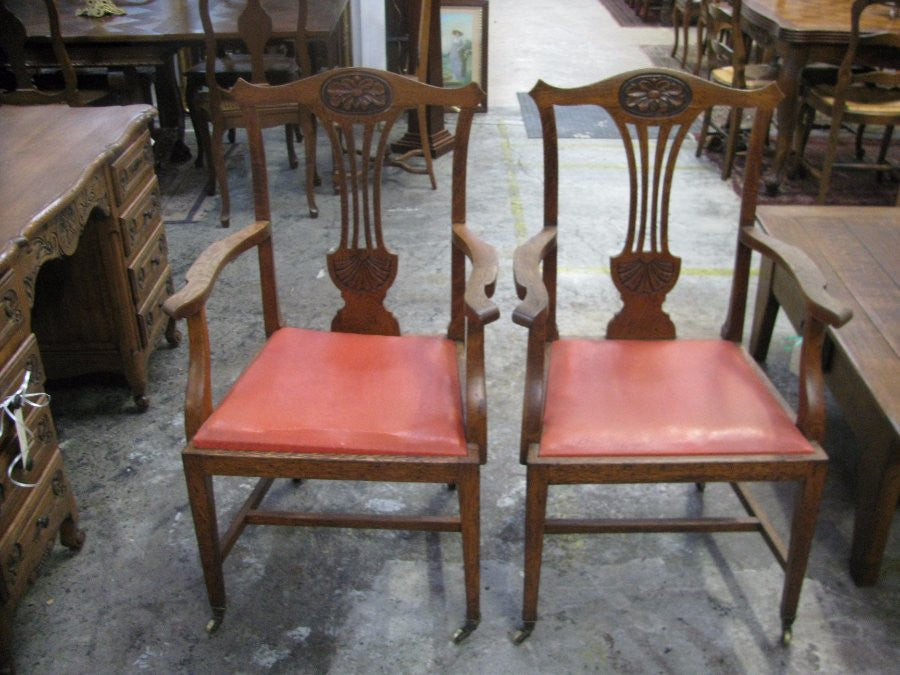 Pair of French Carver Chairs