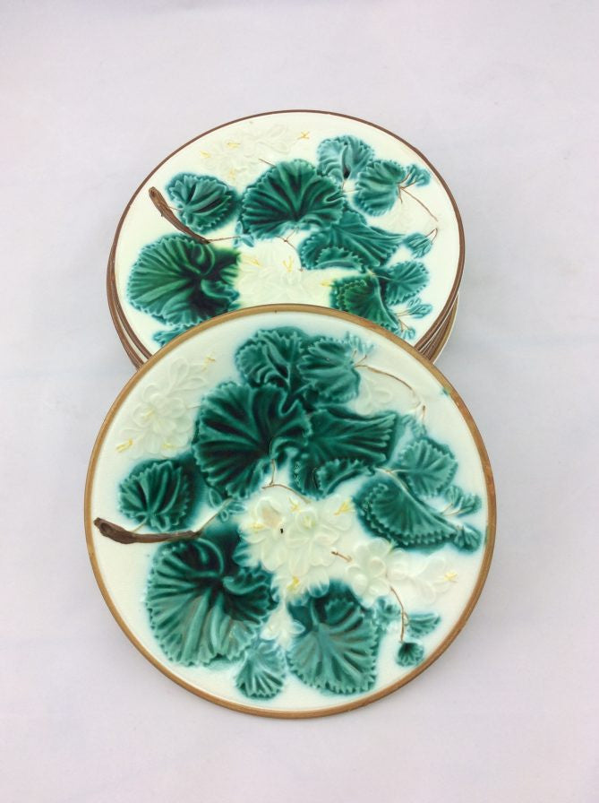 Set of 6 Majolica Plates