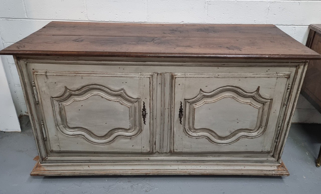 French Late 18th Century Painted Two Door Sideboard