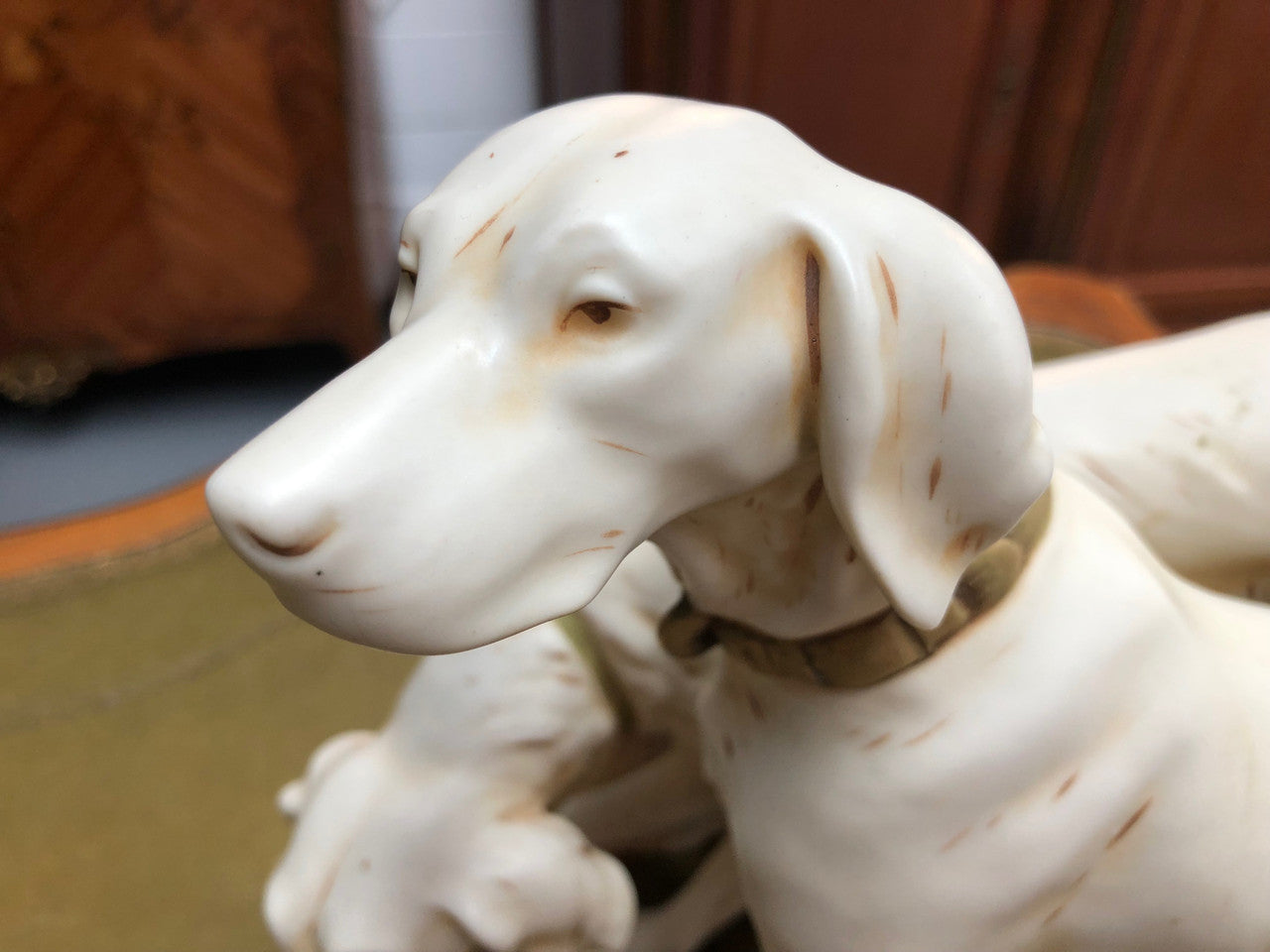 Beautiful Amphora Dogs Statue