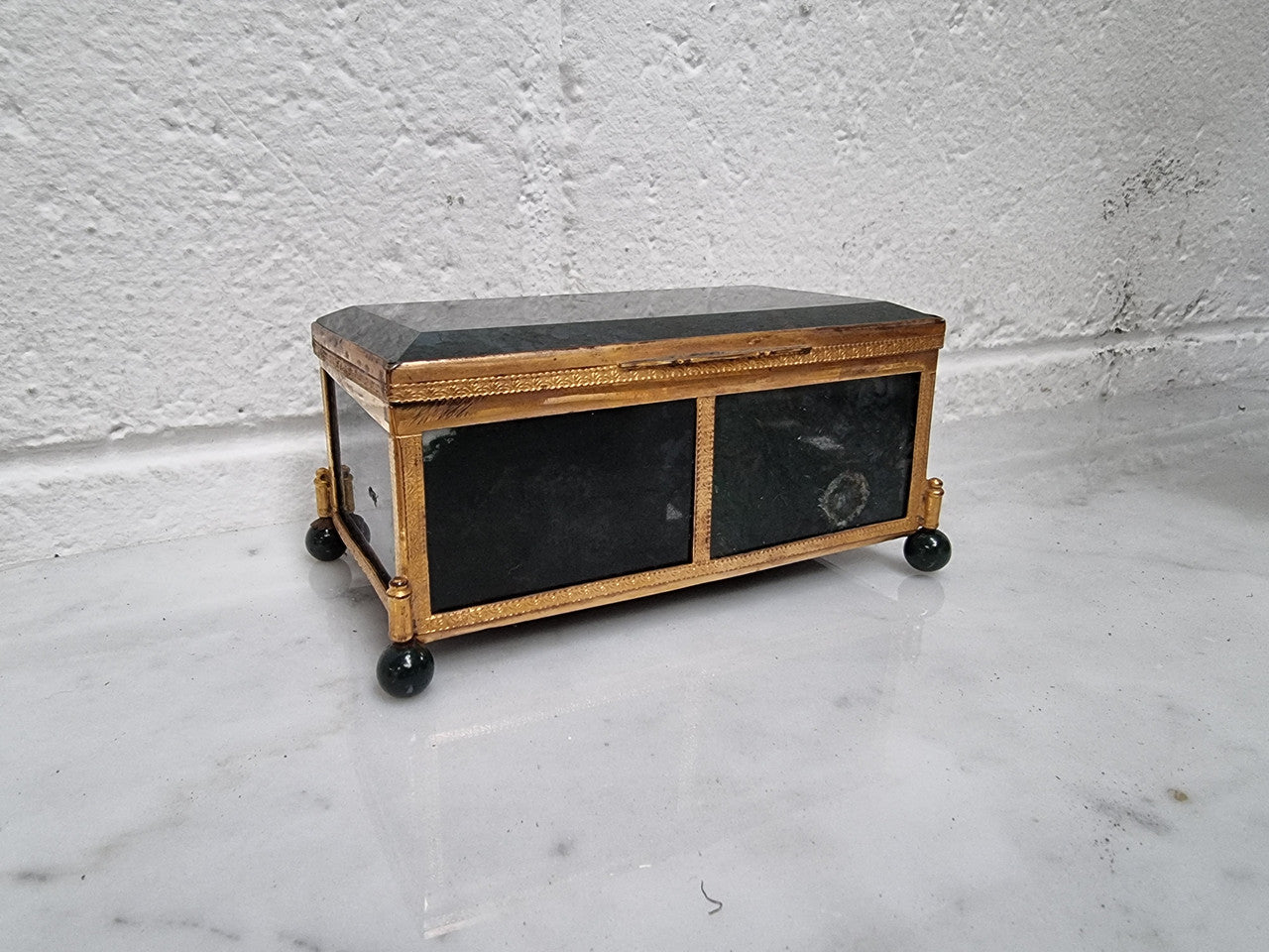 Charming 19th Century French Agate Casket