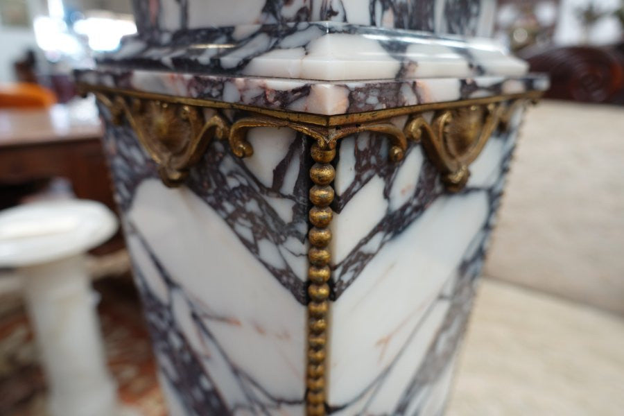 French 19 th Century Marble Pedestal