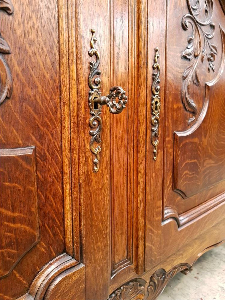 French Antique Louis XV Style Sideboard