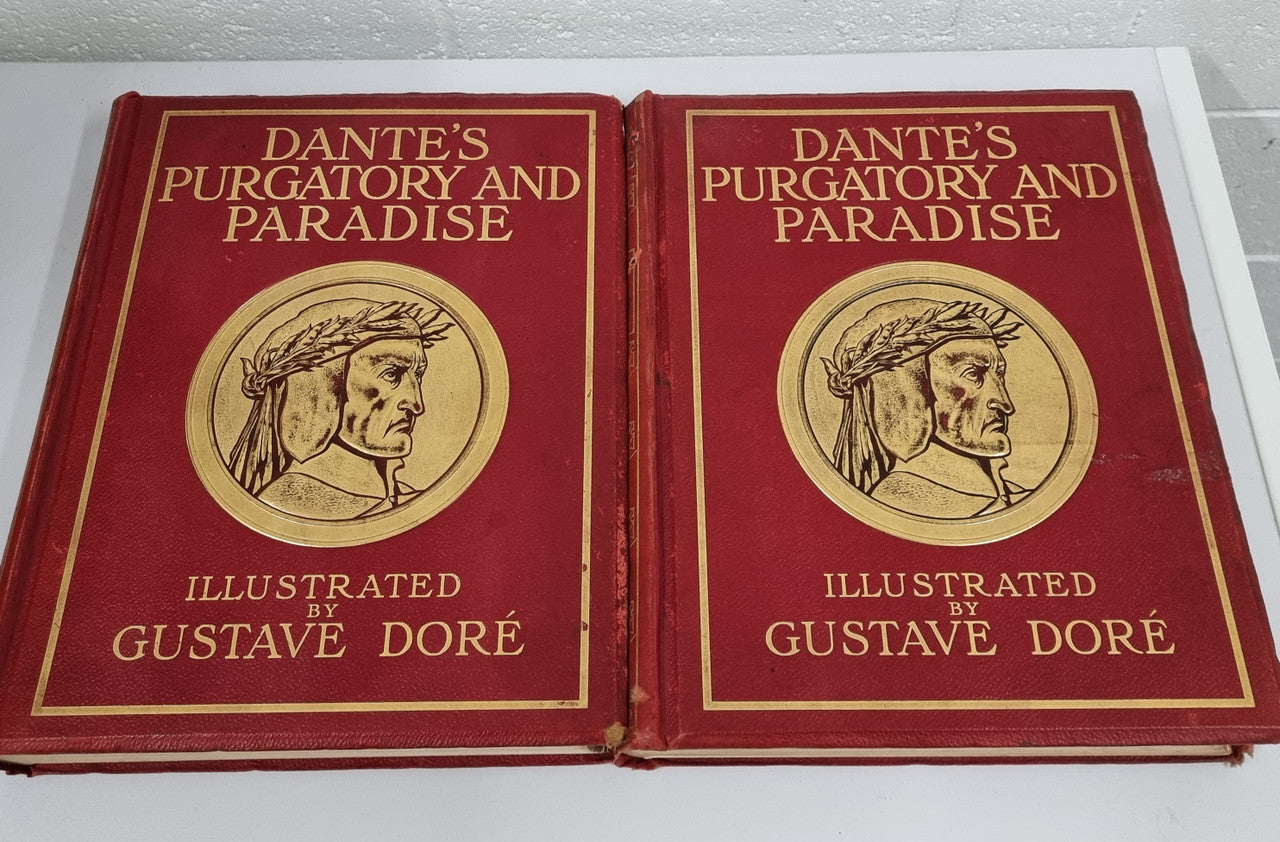 Dantes The Vision of Purgatory & Paradise together with The Vision of Hell 2 Volumes