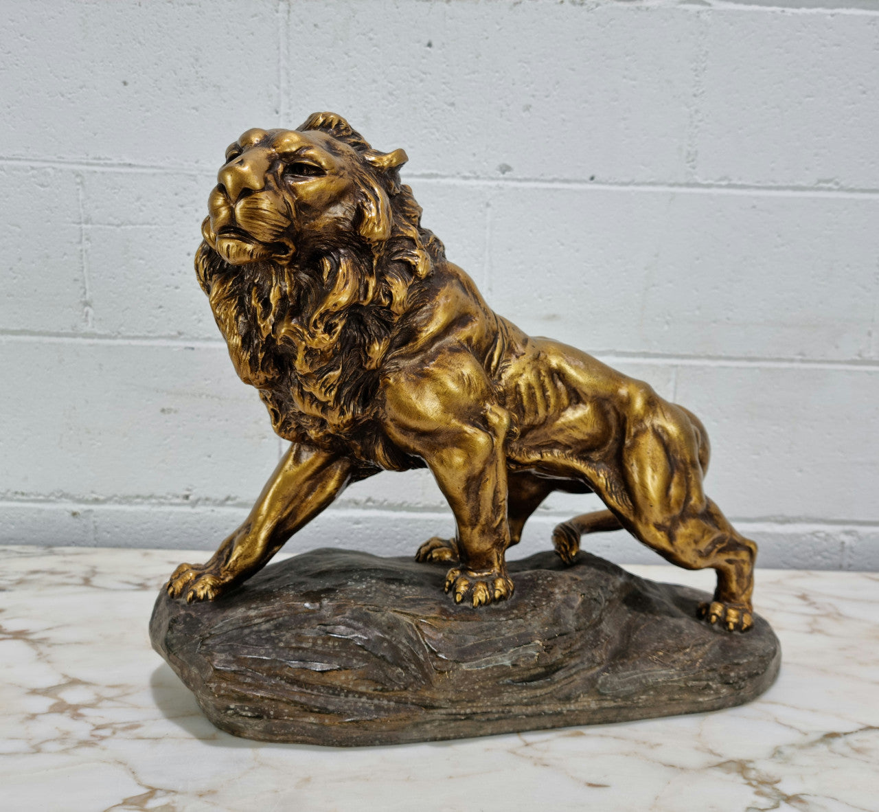 Sensational Terracotta Lion Statue