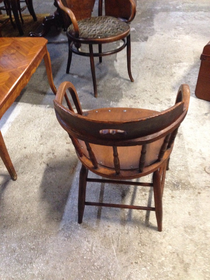 English Oak Captains Chair