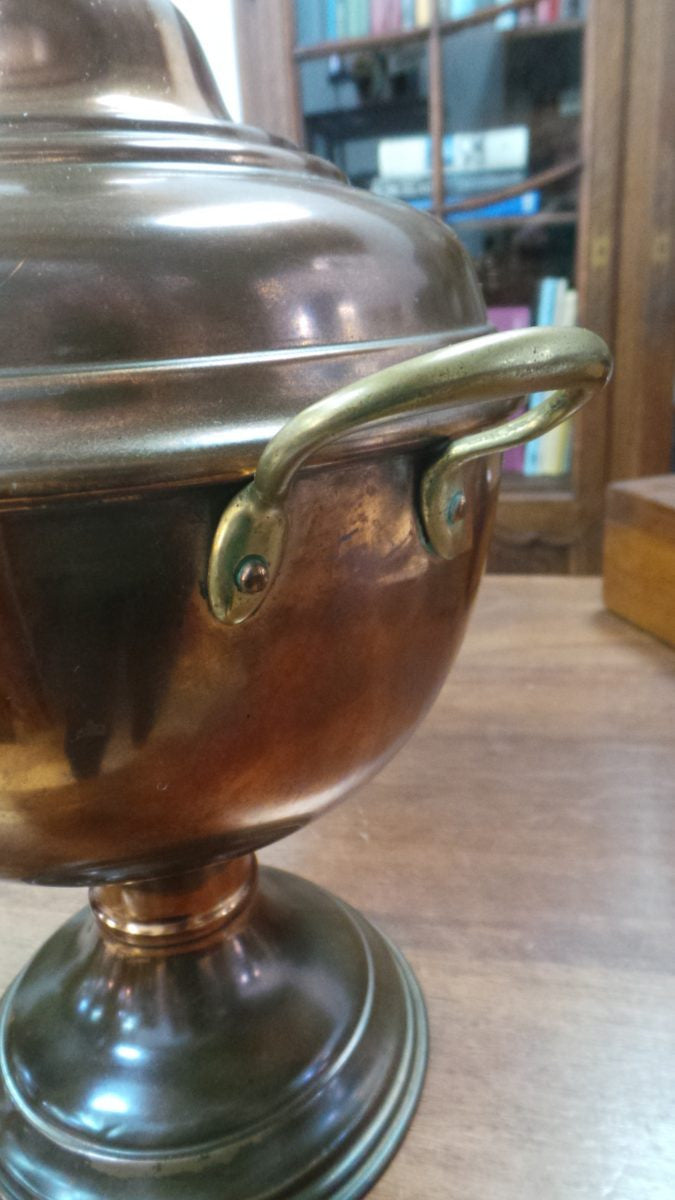 French Antique Copper Water Urn