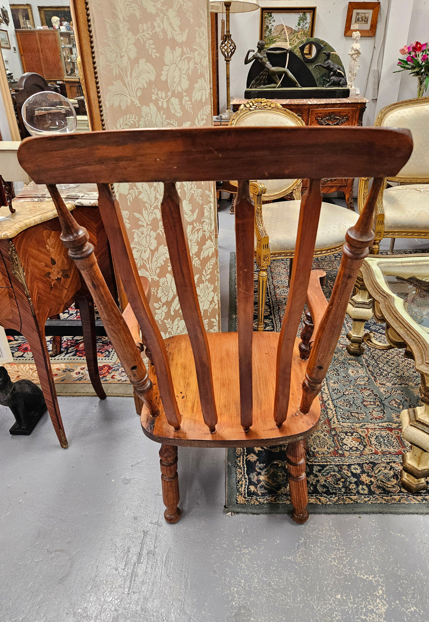 Australian Blackwood Colonial Smokers Chair