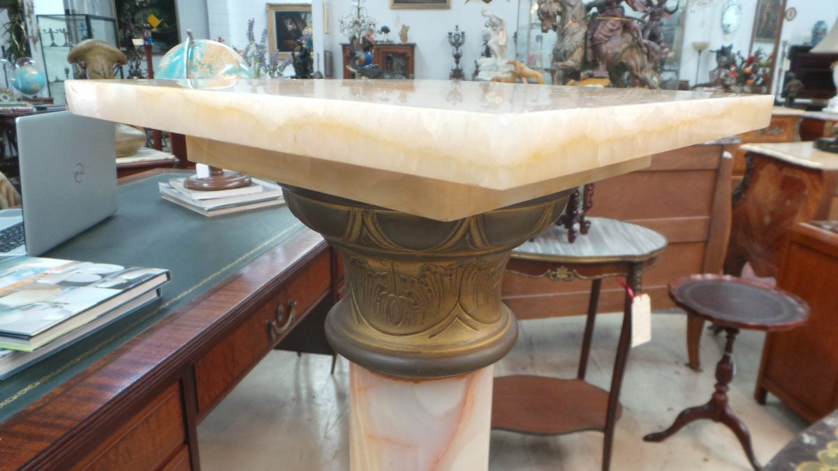 French 19th Century Marble Pedestal