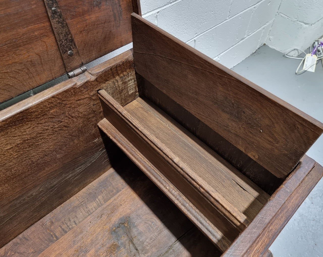 Fabulous carved French oak Antique Coffer / Chest with a lift up lid and loads of beautiful character in good original detailed condition.