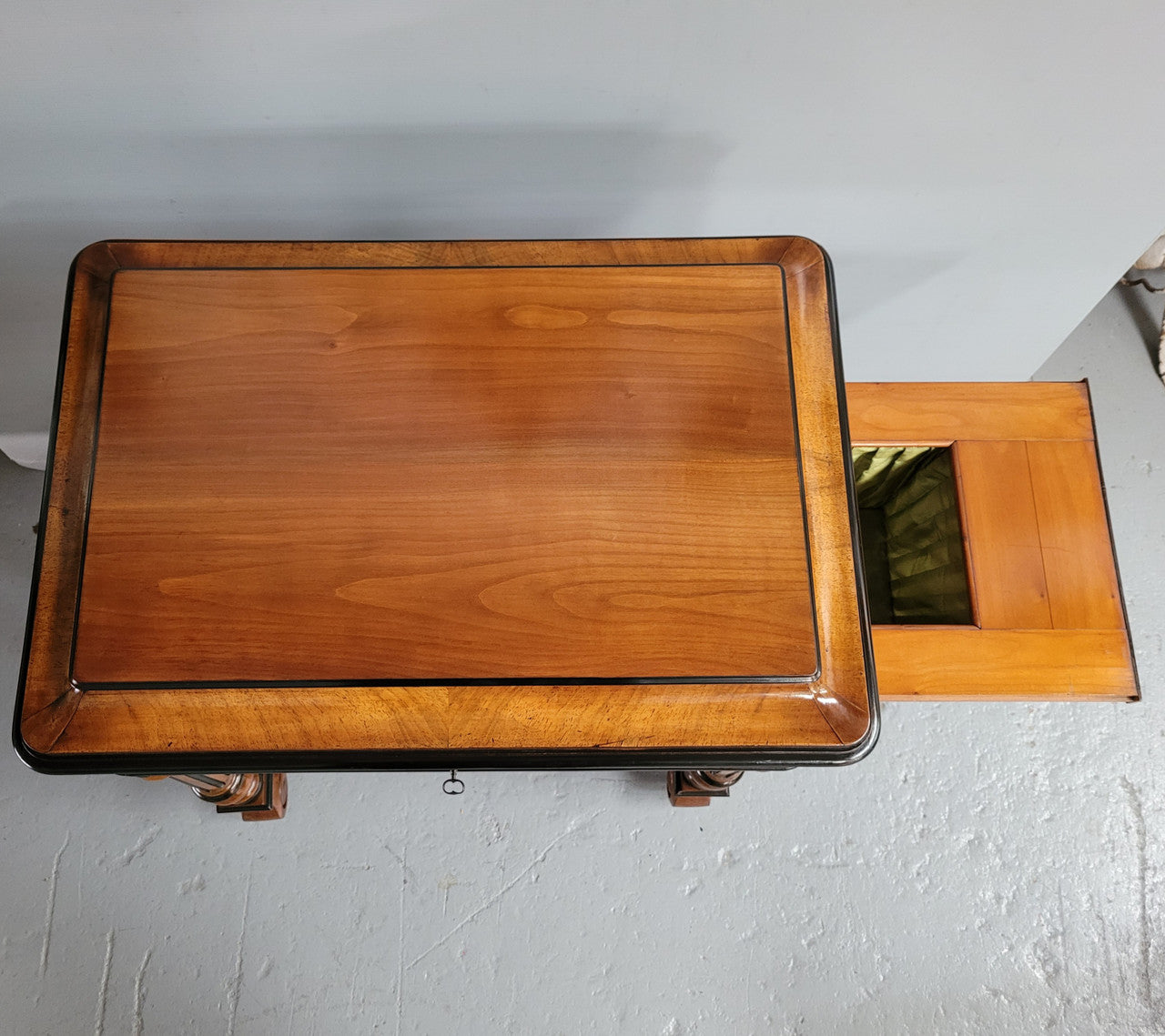 French 19th Century Mahogany & Ebonised Sewing/Work Table