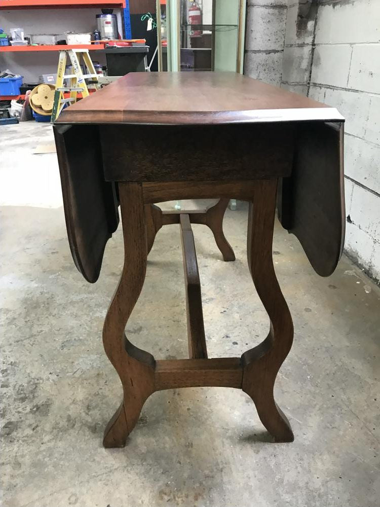 Mahogany Drop Leaf Side Table