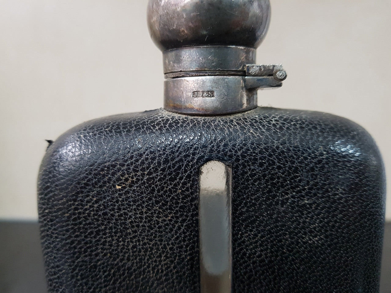 Rare Size Antique James Dixon & Sons Sheffield Quality Made Hip Flask
