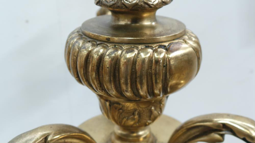 Antique French Gilt Bronze Candelabra