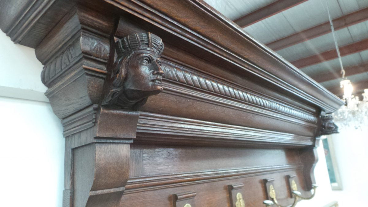 French Coat-Hat wall Rack