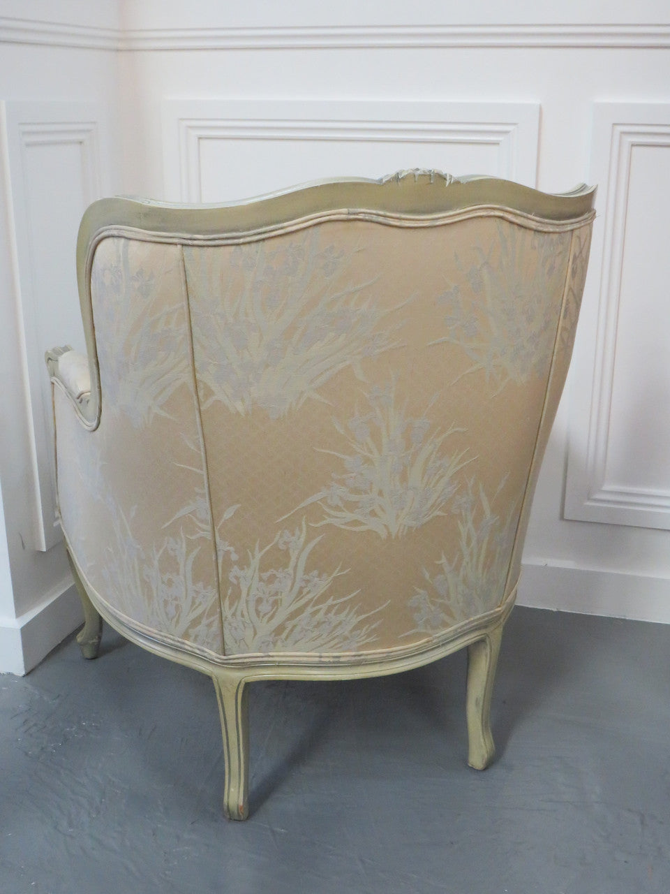 Stunning French Louis XV Style Boudoir Chair