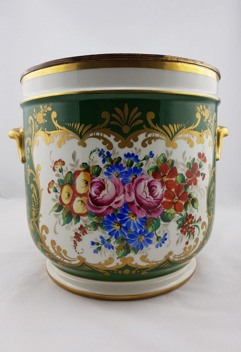 Floral Porcelain Jardiniere