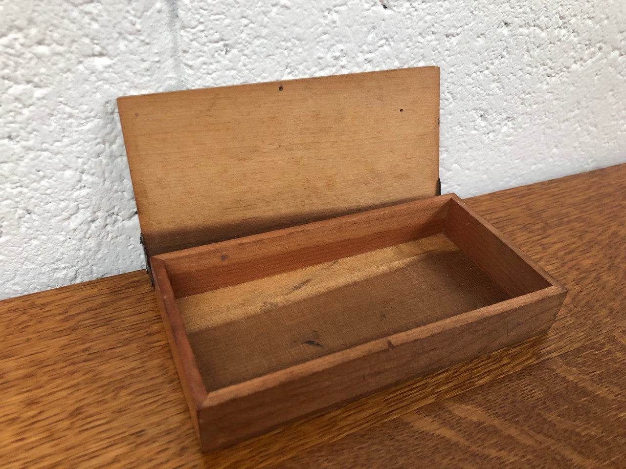 Vintage Parquetry Wooden Box