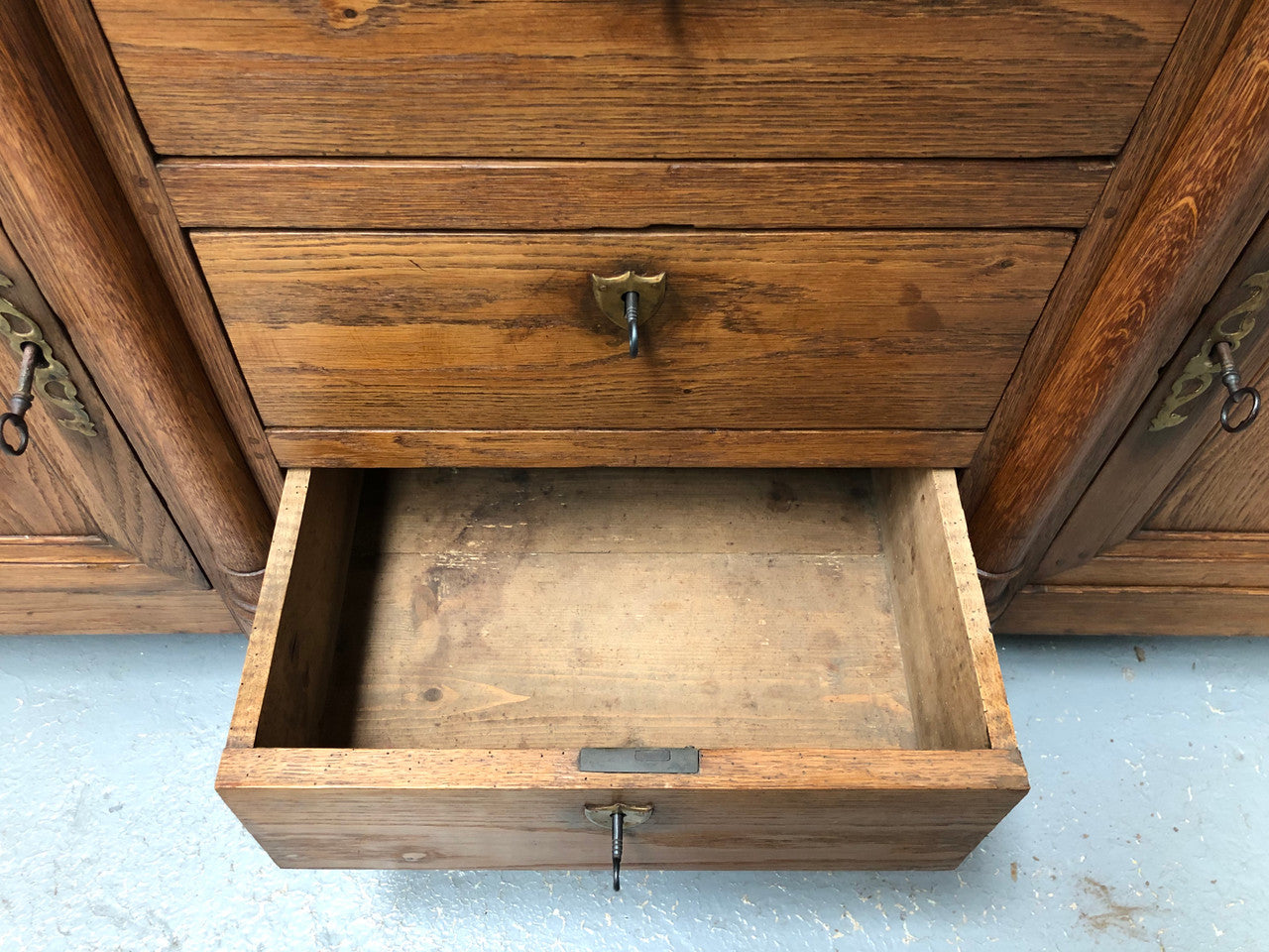 Early 19th Century Empire Oak Sideboard