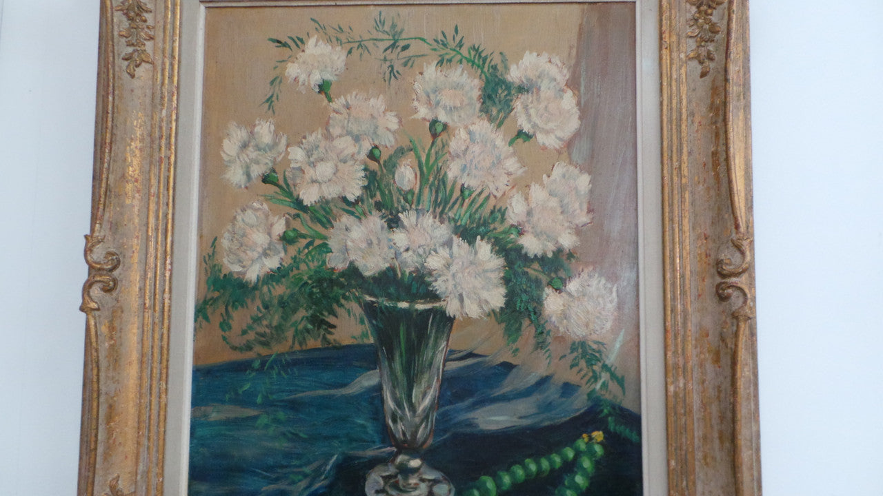 Sensational Antique Oil Painting On Canvas