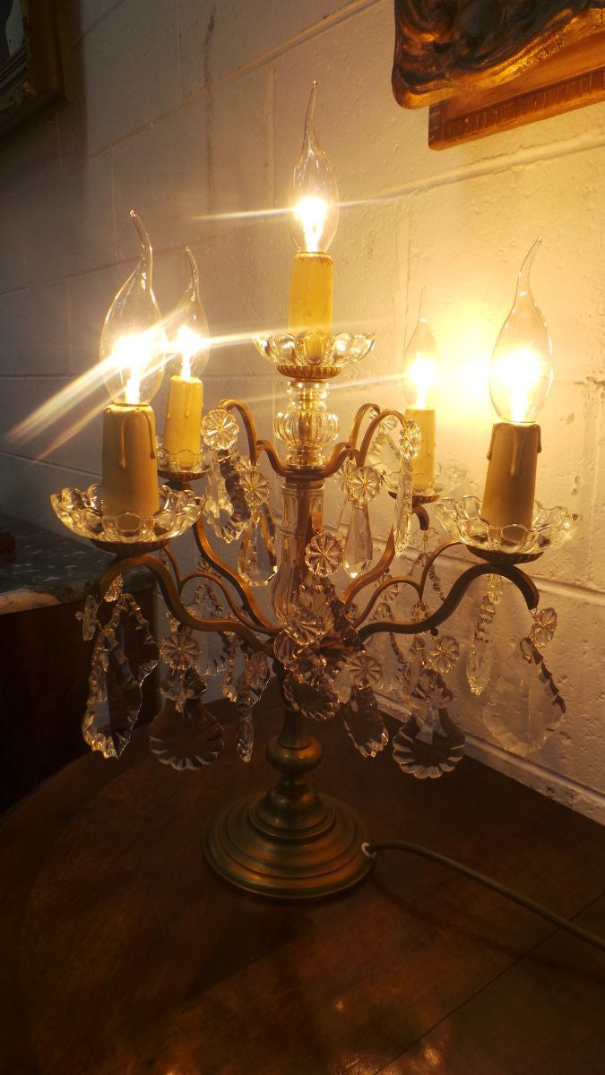 An Amazing Pair Of Parisian Girandole Lamps