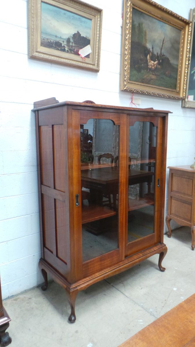 Arts And Crafts Black Wood Cabinet