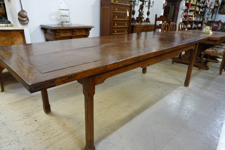 Large Elm Farmhouse Table