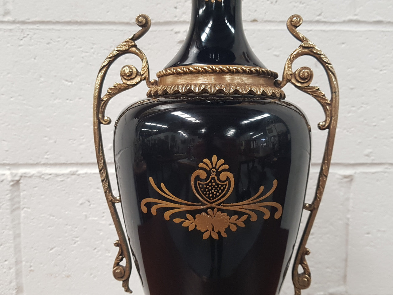 Vintage Sevres Style Hand Painted Vase