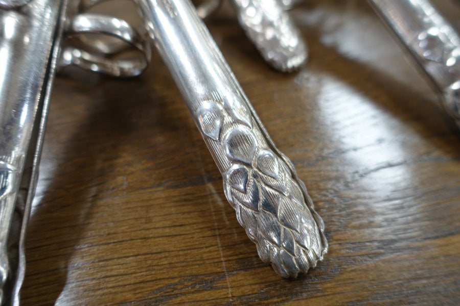 Silver plated Asparagus holders