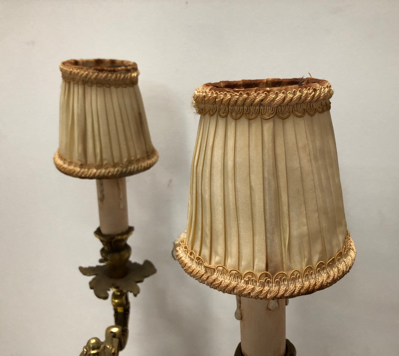 Gorgeous pair of Antique French Gilt Bronze Girandoles