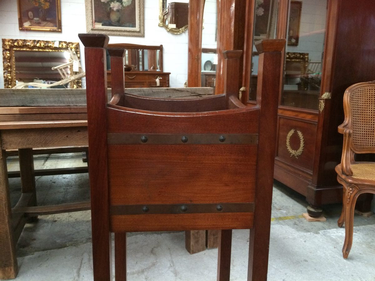 Black Wood Arts And Crafts Planter