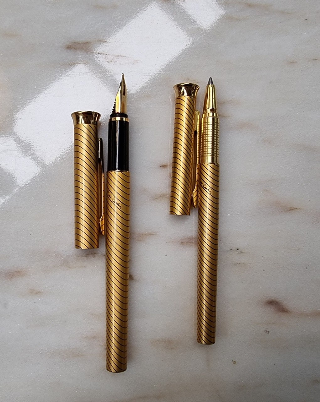 Beautiful Vintage Pierre Cardin pen and fountain pen set.