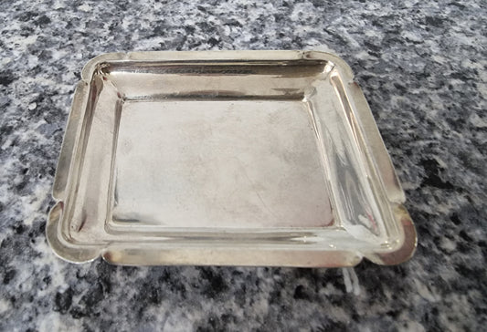 Antique Sterling  Art Deco Pin Tray