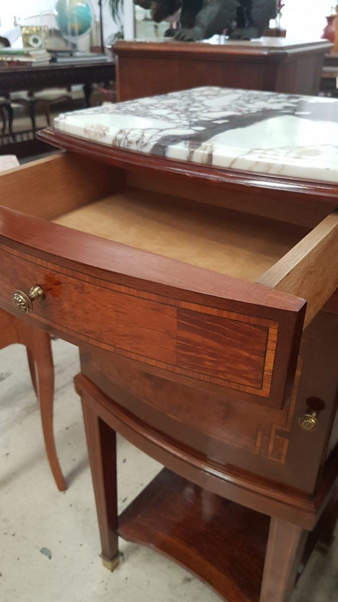 Pair Of French Louis XVI Style Bedsides