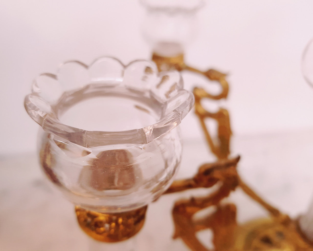 Antique French Empire Gilt Epergne