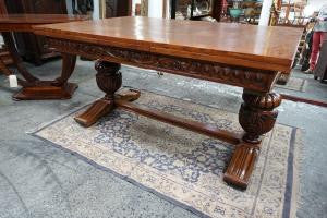 French Oak Extension Dining Table