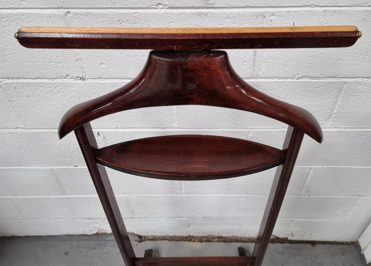 Italian Mens Wooden Valet Stand “Fratelli Reguitti”